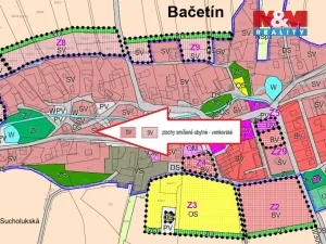 Prodej pozemku pro bydlení, Bačetín, 1122 m2