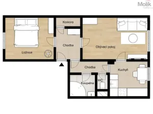 Prodej bytu 2+1, Kadaň, kpt. Jaroše, 59 m2