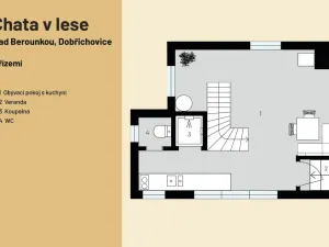 Prodej chaty, Dobřichovice, Palackého, 33 m2