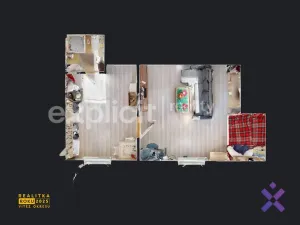 Pronájem bytu 1+1, Vsetín, Palackého, 39 m2