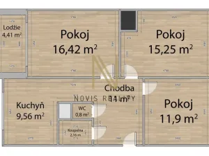 Pronájem bytu 3+1, Stříbro, Západní Předměstí, 68 m2