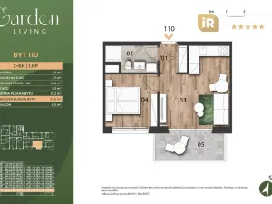 Pronájem bytu 2+kk, Praha - Černý Most, Arnošta Valenty, 35 m2