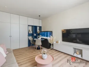 Prodej bytu 1+kk, Praha - Vinohrady, náměstí Jiřího z Lobkovic, 44 m2