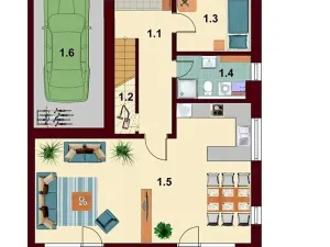 Pronájem rodinného domu, Úvaly, Skácelova, 152 m2