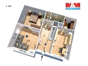Prodej rodinného domu, Žihobce - Rozsedly, 180 m2
