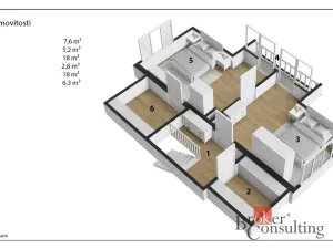 Prodej rodinného domu, Horní Bradlo - Dolní Bradlo, 120 m2