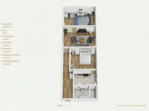 Prodej bytu 3+1, Planá, Hřbitovní, 86 m2