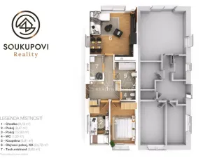 Prodej bytu 3+kk, Olešná, 68 m2