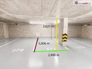 Pronájem garáže, Praha, Čerpadlová, 13 m2