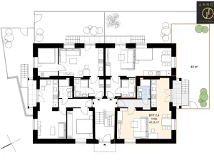 Prodej bytu 1+kk, Kladno, Dvorská, 37 m2