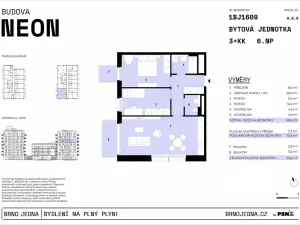 Prodej bytu 3+kk, Brno, Plynárenská, 69 m2