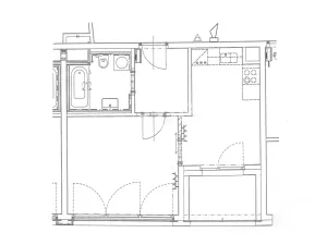 Pronájem bytu 2+kk, Praha - Karlín, Breitfeldova, 40 m2