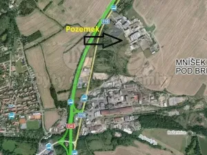 Prodej komerčního pozemku, Mníšek pod Brdy, 14343 m2