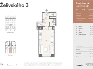 Prodej bytu 1+kk, Praha, Jana Želivského, 29 m2