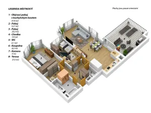 Pronájem bytu 3+kk, Praha, Honzíkova, 98 m2
