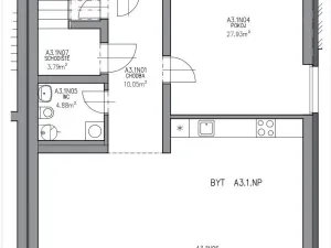 Prodej bytu 3+kk, Březnice, 98 m2