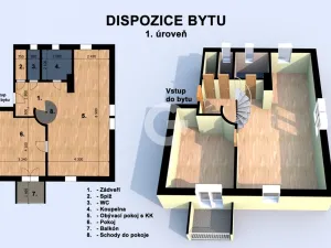 Prodej bytu 3+kk, Zlín, Kamenná, 81 m2