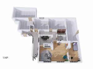 Prodej atypického bytu, Nová Sídla, 92 m2