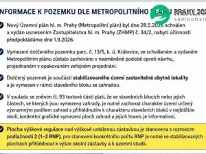 Prodej pozemku pro bydlení, Praha - Královice, Pod hradem, 426 m2