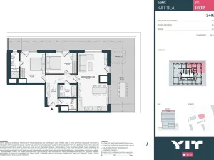 Prodej bytu 3+kk, Praha - Kamýk, Imrychova, 81 m2