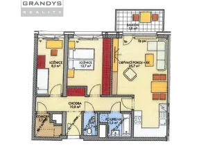 Prodej bytu 3+kk, Praha, Bartůňkova, 71 m2