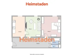 Pronájem bytu 2+1, Ostrava - Poruba, 17. listopadu, 57 m2