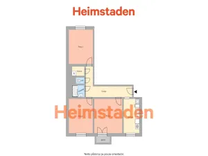 Pronájem bytu 3+1, Ostrava - Poruba, Hlavní třída, 74 m2