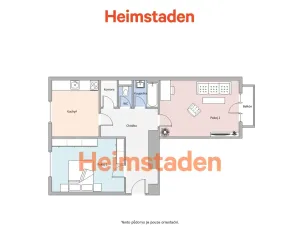Pronájem bytu 2+1, Havířov - Město, Radniční, 53 m2