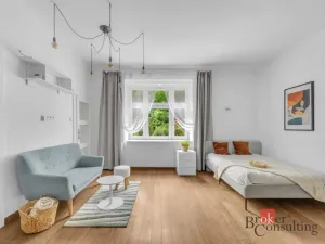 Prodej bytu 1+kk, Praha - Bubeneč, N. A. Někrasova, 50 m2