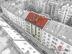 Prodej bytu 1+kk, Praha - Bubeneč, N. A. Někrasova, 50 m2