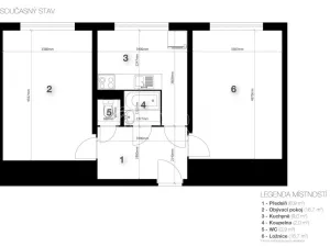 Prodej bytu 2+1, Praha - Veleslavín, Na Petřinách, 55 m2