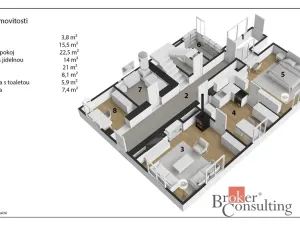 Prodej rodinného domu, Nový Rychnov, 176 m2