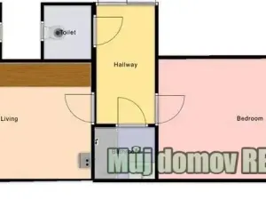 Pronájem bytu 2+kk, Praha - Libeň, Braunerova, 51 m2