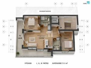 Prodej ubytování, Makarska, Ulica Mate Vladića, Chorvatsko, 95 m2