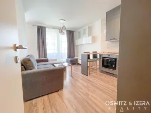 Pronájem bytu 1+kk, Praha - Hlubočepy, náměstí Olgy Scheinpflugové, 49 m2