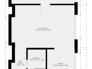 Pronájem bytu 2+kk, Praha, Argentinská, 44 m2