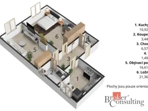 Prodej bytu 2+1, Svitavy - Město, náměstí Míru, 62 m2