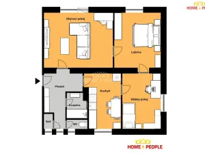 Prodej bytu 3+1, Čáslav - Čáslav-Nové Město, Jeníkovská, 72 m2