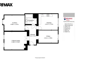 Prodej bytu 3+1, Karlovy Vary, nábřeží Jana Palacha, 94 m2