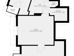 Pronájem bytu 3+kk, Praha - Vysočany, Staromlýnská, 58 m2