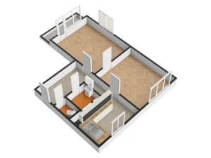 Pronájem bytu 2+1, Praha - Žižkov, Pod lipami, 58 m2