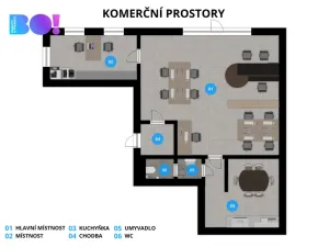Pronájem obchodního prostoru, Třeboň, Svobody, 78 m2