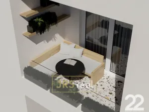 Prodej bytu 2+kk, durres, Albánie, golem, 56 m2