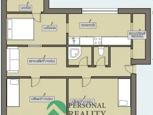 Prodej bytu 3+1, Zlonice, Pippichova, 65 m2