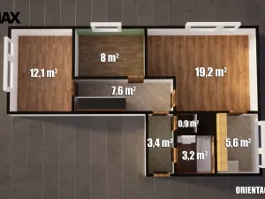 Prodej bytu 3+1, Česká Lípa, Cvikovská, 61 m2