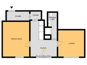 Prodej bytu 2+1, Olomouc, Černá cesta, 55 m2