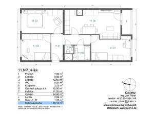 Prodej bytu 4+kk, Praha - Chodov, Zdiměřická, 65 m2