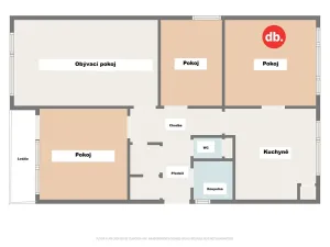 Prodej bytu 4+1, Ostrov, Lidická, 84 m2