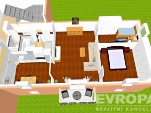 Pronájem bytu 3+1, Nehvizdy, Gabčíkova, 68 m2