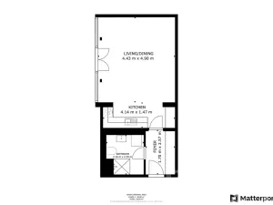 Pronájem bytu 1+kk, Praha - Žižkov, Hartigova, 37 m2